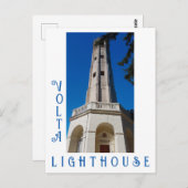 Volta Lighthouse Brunate Lake Como Italië Briefkaart (Voorkant / Achterkant)