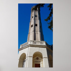 Volta Lighthouse Brunate Lake Como Italië Poster