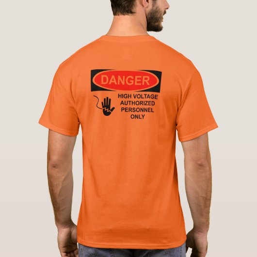Voltage NFPA-conform T-shirt (Achterkant)