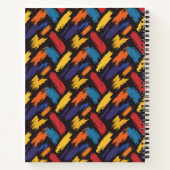 Voltage Pulse: Brushstroke Rebellion Notitieboek (Achterkant)