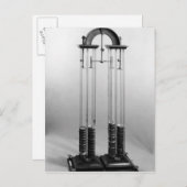 Voltaic pile gemaakt voor Jacques Alexandre Charle Briefkaart (Voorkant / Achterkant)