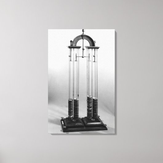 Voltaic pile gemaakt voor Jacques Alexandre Charle Canvas Afdruk (Voorkant)