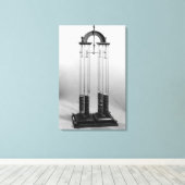 Voltaic pile gemaakt voor Jacques Alexandre Charle Canvas Afdruk (Insitu (Houten vloer))