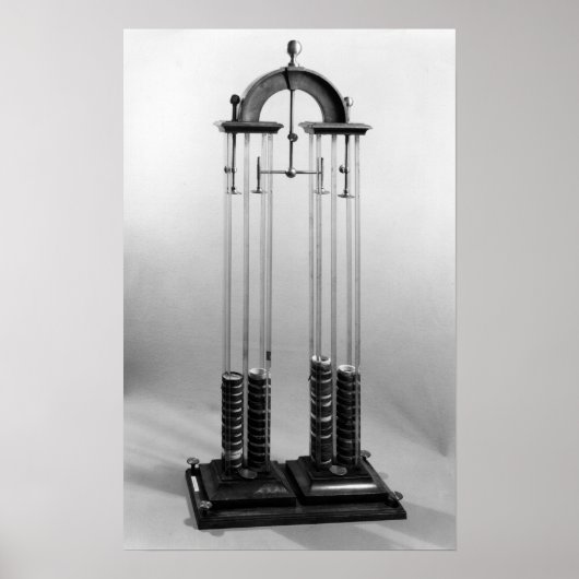 Voltaic pile gemaakt voor Jacques Alexandre Charle Poster (Voorkant)