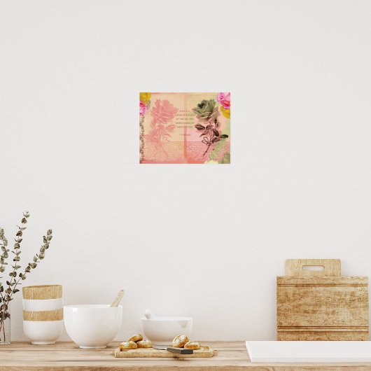 Voltaire, 14 x 11 inch - Poster met archiefmatte (Keuken)