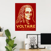Voltaire  afdrukken poster (Thuiskantoor)