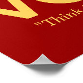 Voltaire  afdrukken poster (Hoek)