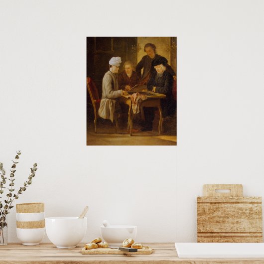 Voltaire bij Chess Poster (Keuken)