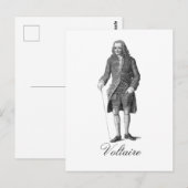 Voltaire Briefkaart (Voorkant / Achterkant)