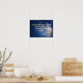 Voltaire citaat over het leven op andere Posters (Keuken)