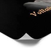 Voltaire citaat over onlusten en wreedheden poster (Hoek)