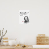 Voltaire citaat over onlusten en wreedheden poster (Keuken)