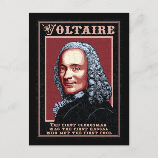 Voltaire - De eerste Briefkaart (Voorkant)