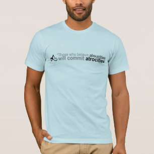 Voltaire Degenen die t-shirt geloven