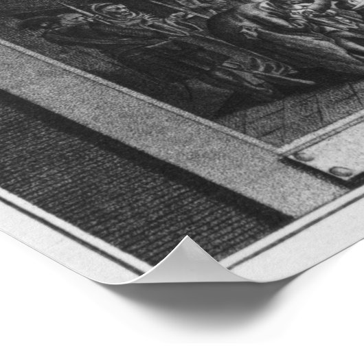 Voltaire en de zaak Calas Poster (Hoek)