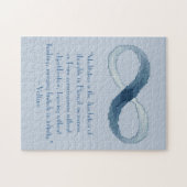 Voltaire Meditation Quote Puzzle Legpuzzel (Horizontaal)