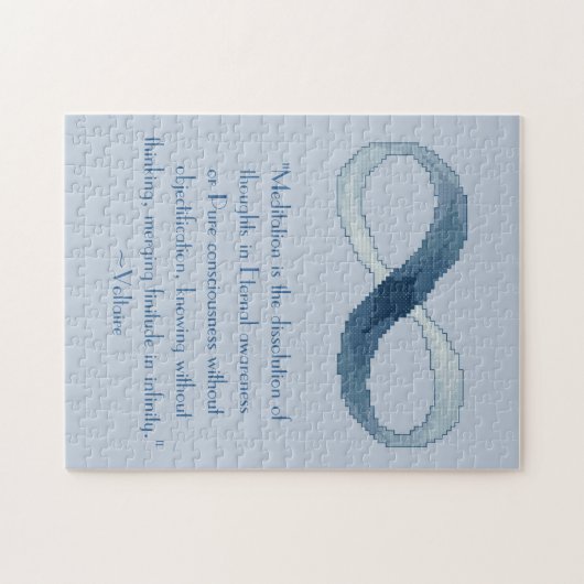 Voltaire Meditation Quote Puzzle Legpuzzel (Horizontaal)