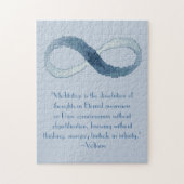 Voltaire Meditation Quote Puzzle Legpuzzel (Verticaal)