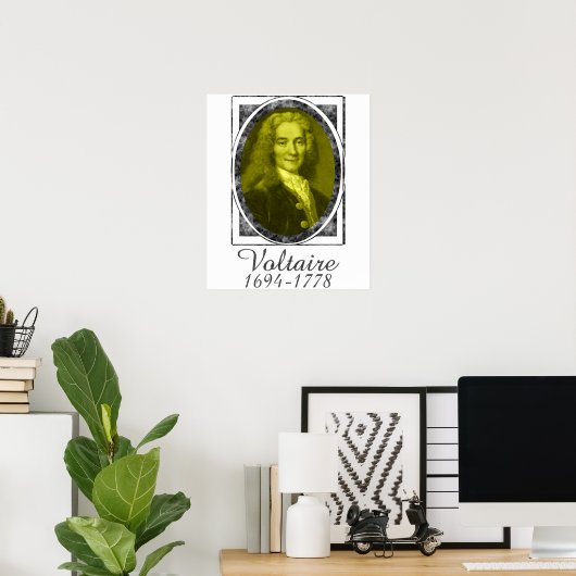 Voltaire Poster (Thuiskantoor)