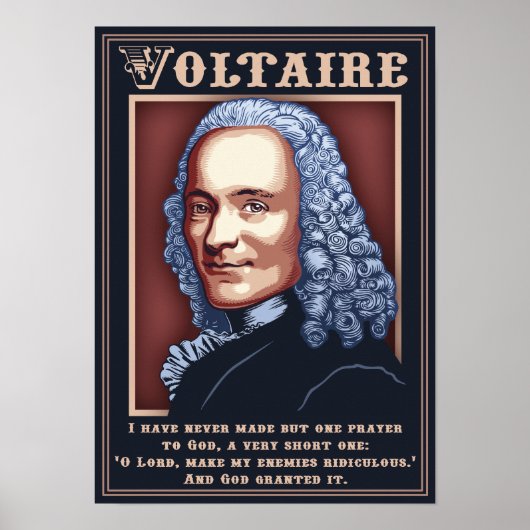 Voltaire - Prayer Poster (Voorkant)