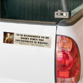 Voltaire_Quote_03 Bumpersticker (Op Truck)