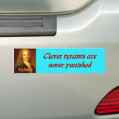 Voltaire quote 2 bumpersticker (Op auto)