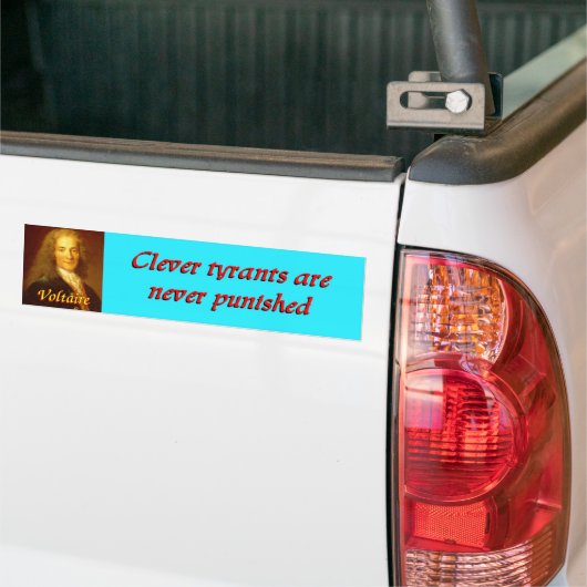 Voltaire quote 2 bumpersticker (Op Truck)