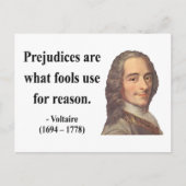 Voltaire Quote 4b Briefkaart (Voorkant)