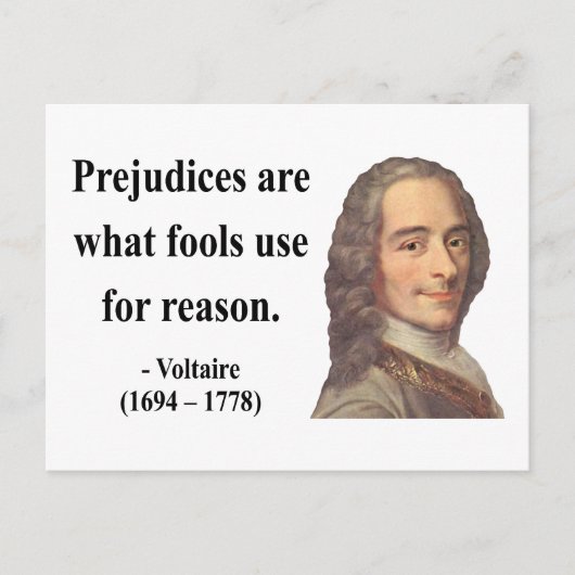 Voltaire Quote 4b Briefkaart (Voorkant)