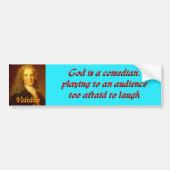 Voltaire quote 6 bumpersticker (Voorkant)