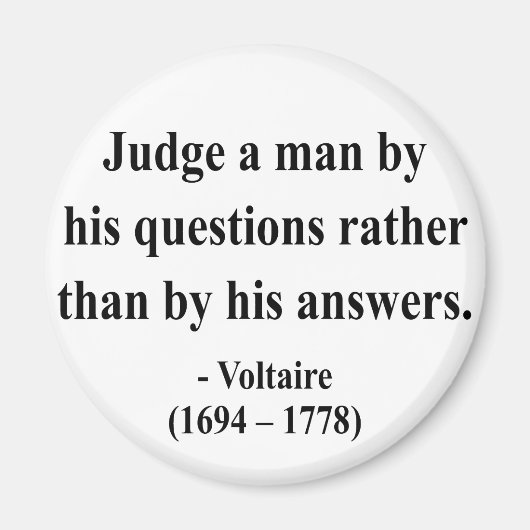 Voltaire Quote 8a Magneet (Voorkant)