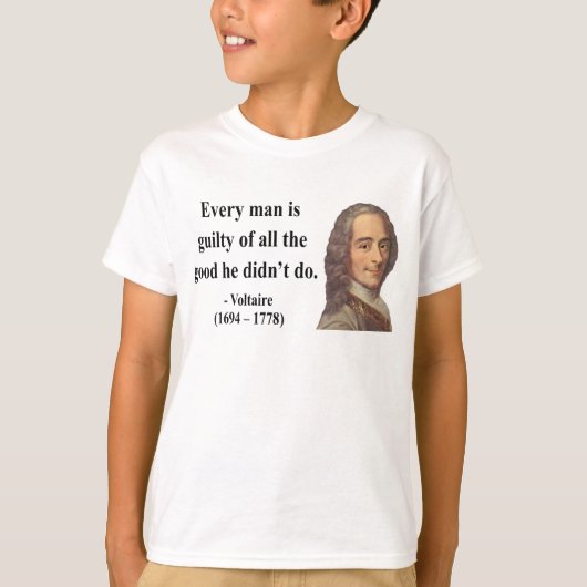 Voltaire Quote 9b T-shirt (Voorkant)