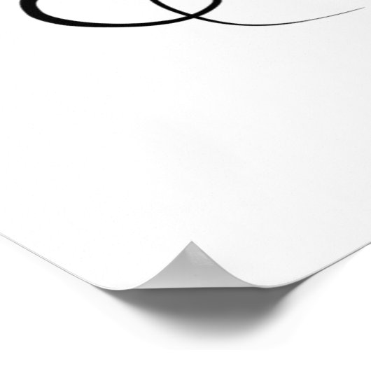 Voltaire Quote (B&W) Poster (Hoek)