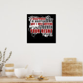 Voltaire Quote (kleur) Poster (Keuken)