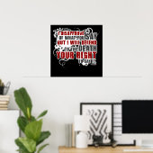 Voltaire Quote (kleur) Poster (Thuiskantoor)