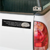 Voltaire Quote over geld Bumpersticker (Op Truck)