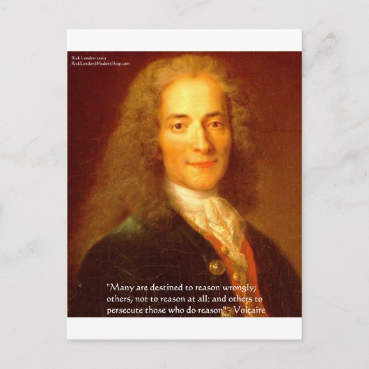 Voltaire Reden Citaat Cadeaus T-shirts & Kaarten (Voorkant)