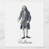 Voltaire Wijn Etiket (Enkel label)