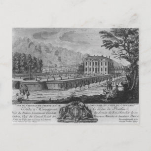 Voltaire's huis in Ferney, westkant Briefkaart