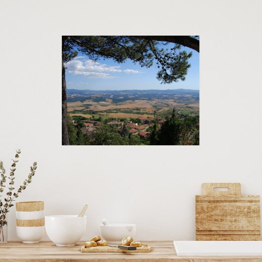 Volterra, Toscane Poster (Keuken)