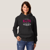 Voltijd moeder parttime cheerleader voetbalmoeder hoodie (Voorkant volledig)