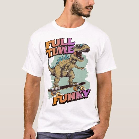 Voltijds Funky T-shirt (Voorkant)