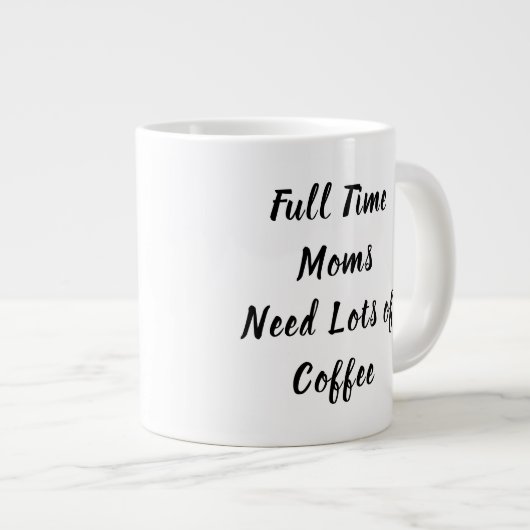 Voltijdse VM's hebben veel koffie-Moederdag nodig Grote Koffiekop (Voorkant rechts)