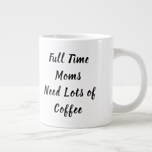 Voltijdse VM's hebben veel koffie-Moederdag nodig Grote Koffiekop (Rechts)