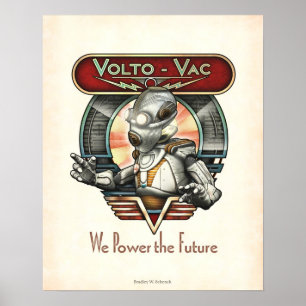 Volto-Vac Retro Robot poster (16x20 inch)