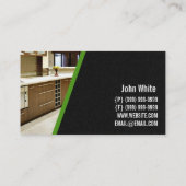 Voltooi Carpentry, Mill Work, Construction Busines Visitekaartje (Achterkant)