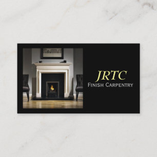 Voltooi Carpentry, Millwork, Construction Business Visitekaartje