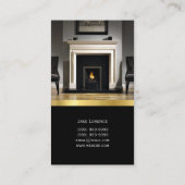 Voltooi Carpentry, Millwork, Construction Business Visitekaartje (Achterkant)