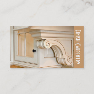 Voltooi Carpentry, Millwork, Construction Business Visitekaartje