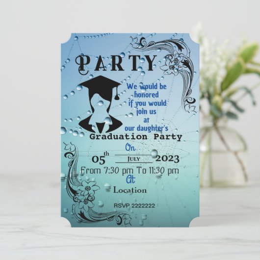 Voltooi de graad   kaart (Staand voorkant)